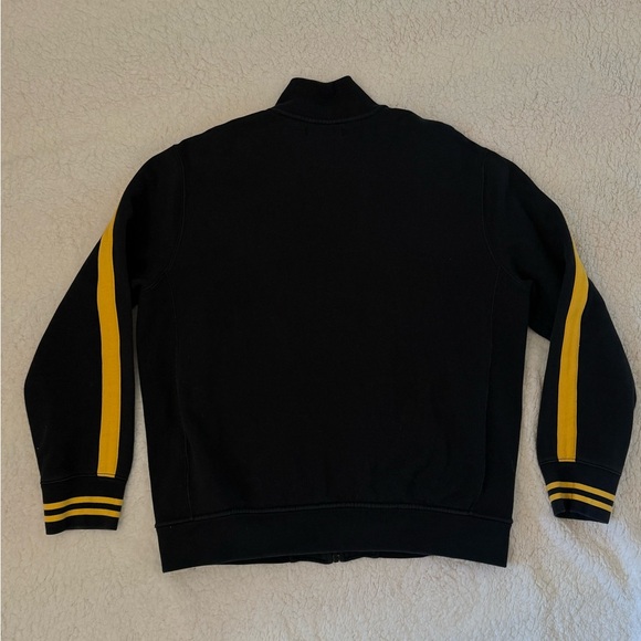 SALE! Polo Ralph Lauren zip track jacket yellow stripe XL unisex - Picture 6 of 8